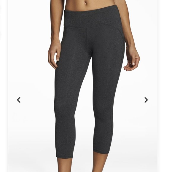 Fabletics Pants - Fabletics Lima Capri Leggings Charcoal Heather XXL